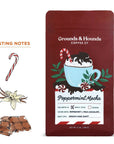 Grounds & Hounds Coffee Co. - Seasonal Flavor: Peppermint Mocha Coffee: Whole Bean