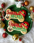 YumYum4DOGS - 6 inch Santa’s Helper Bone dog treats : Santa’s favorite