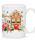 Grounds & Hounds Coffee Co. - Gingerbread Holiday Ceramic Mug