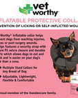 Vet Worthy Pet Protective Inflatable Collar