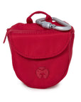 Playfield - Bailey Treat & Ball Pouch - Coral Red, Forest Green, Black: Coral Red