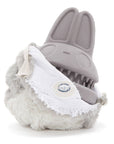 BARK Hare Raiser Rabbit Rubber Super Chewer Dog Toy Grey Med