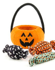P.L.A.Y. Pet Lifestyle and You - Howl-o-ween Pumpkin Basket: 5.7 x 5.7 x 7.1