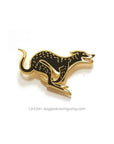 Lili Chin Art - Greyhound / Sighthound Dog Enamel Pin