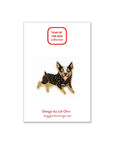 Lili Chin Art - Cattledog Enamel Pin