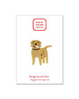 Lili Chin Art - Labrador Retriever Dog Enamel Pin