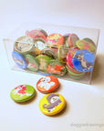 Lili Chin Art - 30 Dog Buttons: Assorted