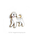 Lili Chin Art - Doodle Dog Enamel Pin