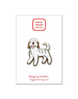 Lili Chin Art - Doodle Dog Enamel Pin