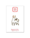Lili Chin Art - Bull Terrier Dog Enamel Pin