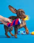 BARK Pup-Pup Fireworks Fourth of July Plush Dog Toy Small