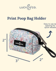 Lucy & Co. - Ditsy Daydream Poop Bag Holder