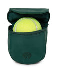 Playfield - Bailey Treat & Ball Pouch - Coral Red, Forest Green, Black: Coral Red