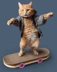 SUCK UK Ltd - USA - Cat Toy Scratch Skateboard - Cool carboard cat scratcher