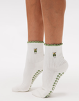 Almla Active - Dachshund & Dirty Martini Double Sided Pilates Grip Sock