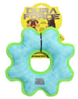 Tuffy Dog Toys - VIP Products - DuraForce Med Gear Ring - Blue, Durable, Squeaky Dog Toy
