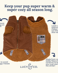 Lucy & Co. - Woodland Wonder Reversible Teddy Vest