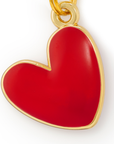 The Foggy Dog - Red Heart Collar Charm: Charm Only