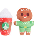Pet Palette Distribution - BARK Holiday Jolly Jitterbread Man Plush Dog 2pc