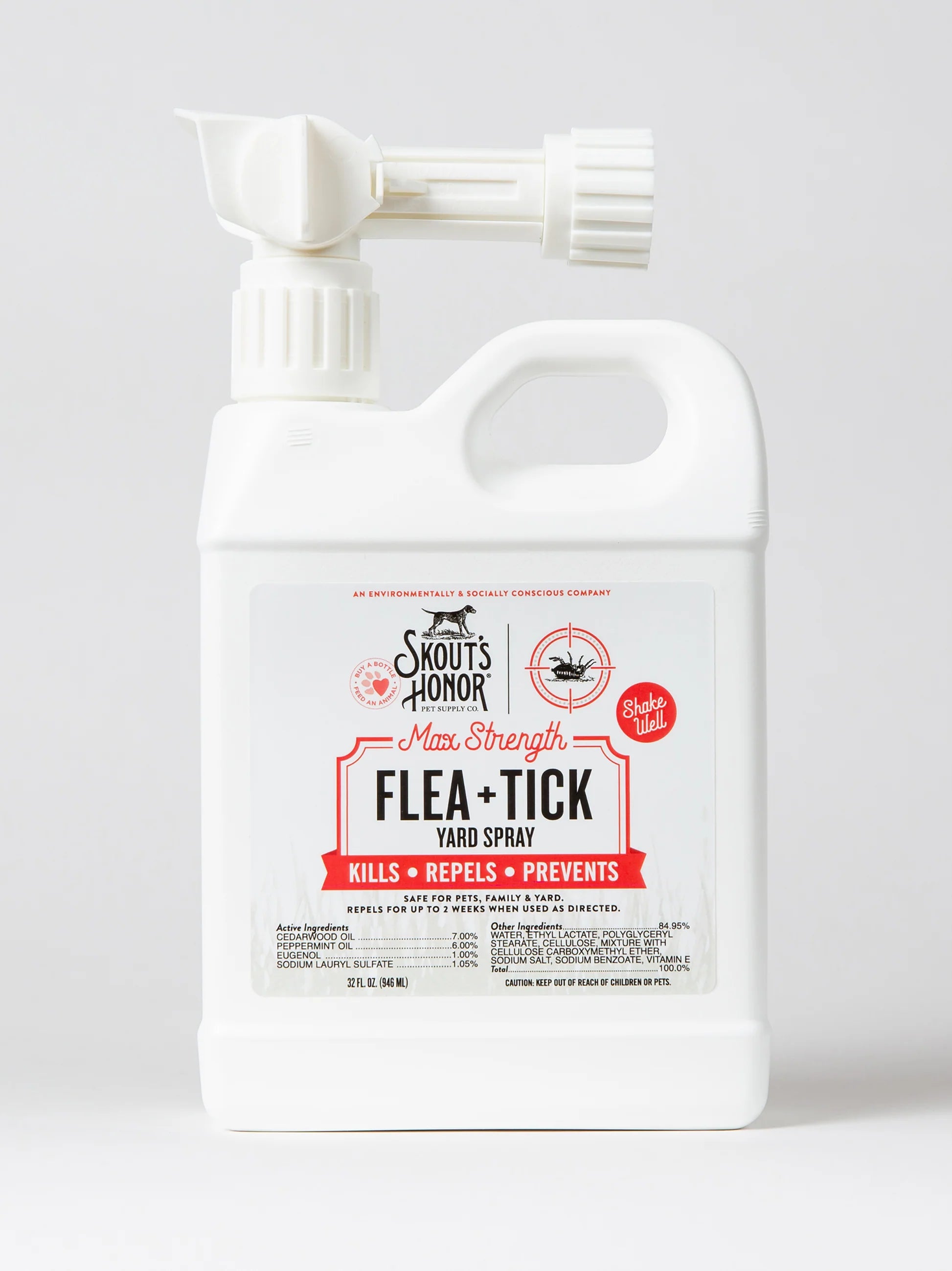 tick spray garden Skout's Honor Flea & Tick Spray for Yard + Garden