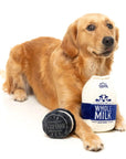 FuzzYard Milk & Cookie Plush Dog Toy 2pk