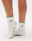 Almla Active - Dachshund & Dirty Martini Double Sided Pilates Grip Sock