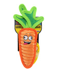 Tuffy Dog Toys - VIP Products - Tuffy Funny Food Jr Carrot, Durable, Squeaky Dog Toy