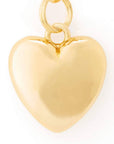 The Foggy Dog - Heart of Gold Collar Charm: Charm Only