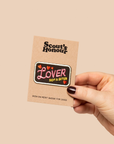 Scout's Honour Pty Ltd - Lover not a Biter iron-on patch for dogs and cats
