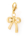 The Foggy Dog - Gold Bow Collar Charm: Charm Only