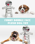 Nocciola - 9-in-1 Stuffed Plush Squeaky Dog Toys, Mummy Body