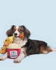 BARK That's My Jam, Honey Plush Dog Toy