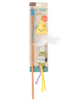 Play Pet Brands - Feline Frenzy Wand Toy - Feline Blanc
