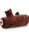 Yule Log Interactive Snuffle Holiday Dog Toy