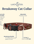 Lucy & Co. - Woodland Wonder Breakaway Cat Collar
