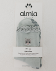 Almla Active - Cat Embroidered Pilates Grip Socks Gray Paw Grips