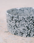 dexypaws - Salt & Pepper Ceramic Dog Bowl: 8 Inches