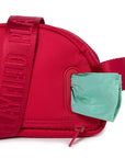 Playfield - Bailey Sling Bag - Coral Red, Forest Green, Mineral Black: Coral Red