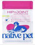 Native Pet - Hip+Joint Advanced Care Powder Joint, Muscle & Inflammation: 60 scoops