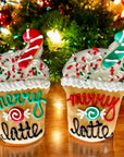 YumYum4DOGS - Iced Merry Mint Christmas Latte dog treats