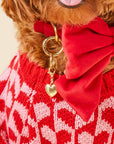 The Foggy Dog - Heart of Gold Collar Charm: Charm Only