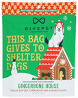 Pet Palette Distribution - GivePet Gingerbone House Soft & Chewy Dog Treats 6oz Bag