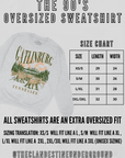 The Clandestine Underground - This Is My First Rodeo, Western Oversized 90's Sweatshirt: XS/S