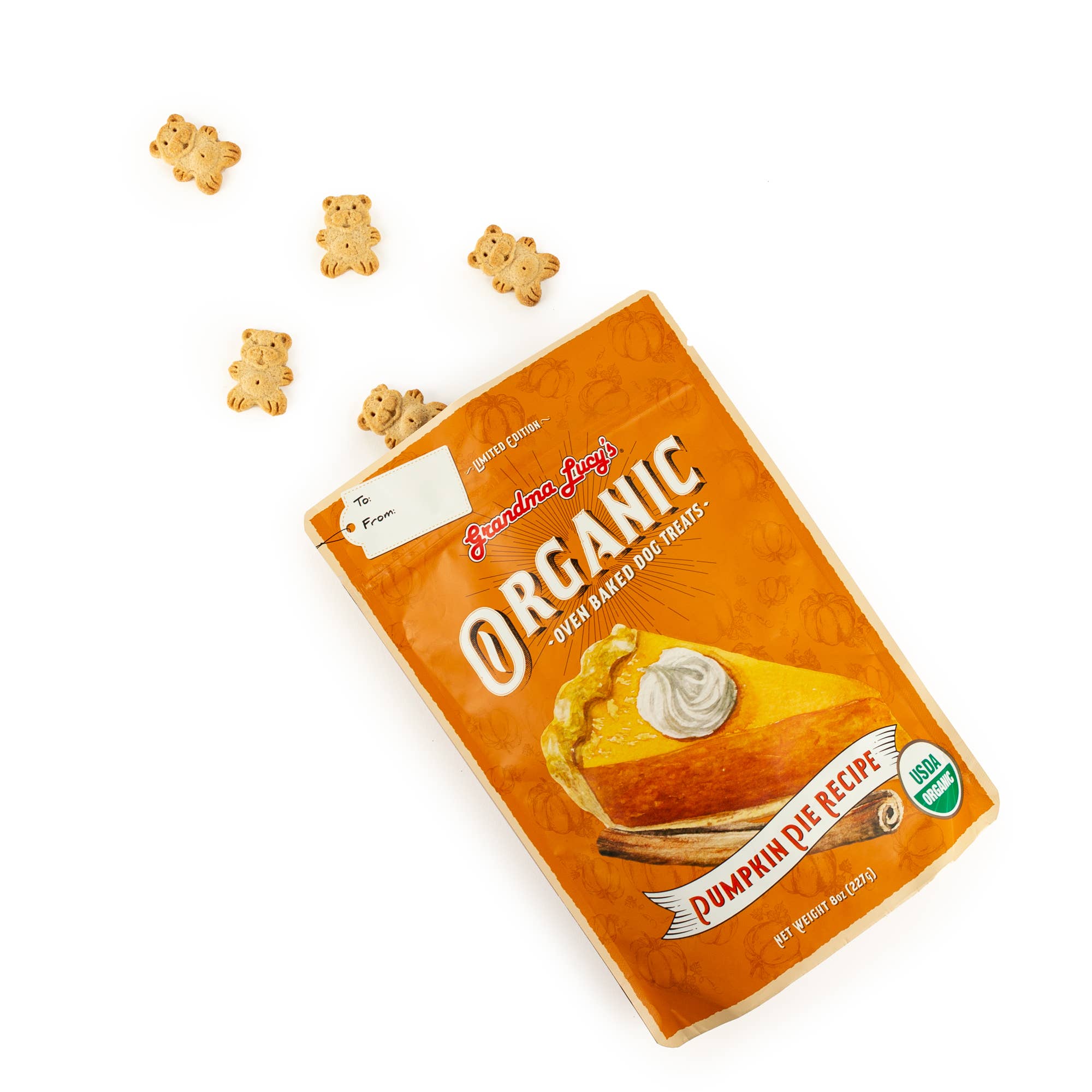 Pumpkin Pie Grandma Lucy's Organic Pumpkin Dog Treats Grandma