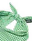 The Paws - Green Gingham Dog Bandana
