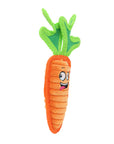 Tuffy Dog Toys - VIP Products - Tuffy Funny Food Jr Carrot, Durable, Squeaky Dog Toy