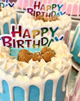 Dog Cake Bakery LLC - Dog Cake | Dog Birthday Cake | Birthday | Drip Cake | Blue