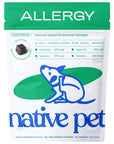 Native Pet - Allergy & Immune Chews, an Allergy & Itch Relief Supplement : 60ct