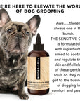 PRIDE+GROOM - THE SENSITIVE ONE | SHAMPOO FOR SENSITIVE COATS + PUPPIES: Medium