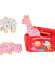 BARK Animal Squeakers Snacks Plush Dog Toy XS/S